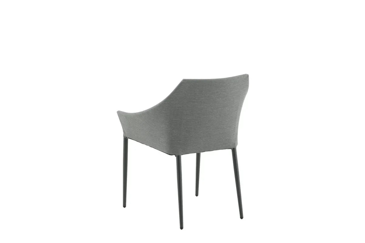 Set di 2 - Sedia da giardino Sophia in alluminio/poliestere