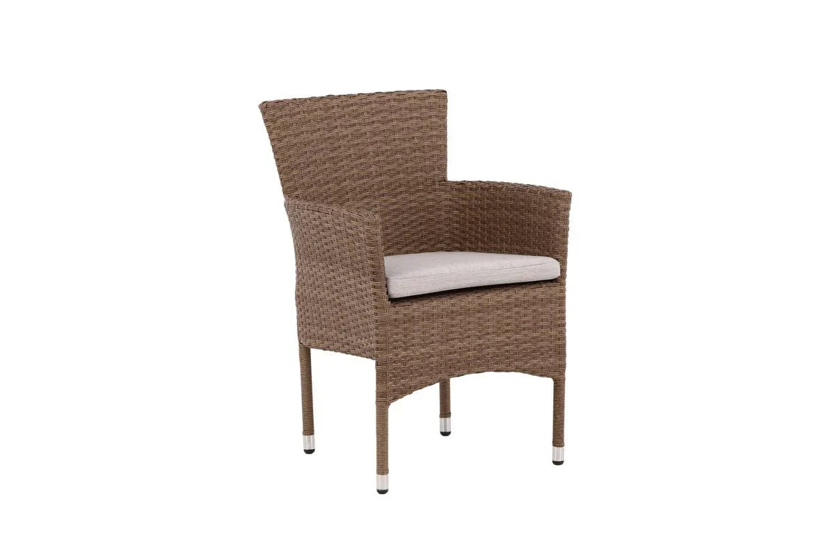 Set di 2 sedie da giardino Marina effetto rattan
