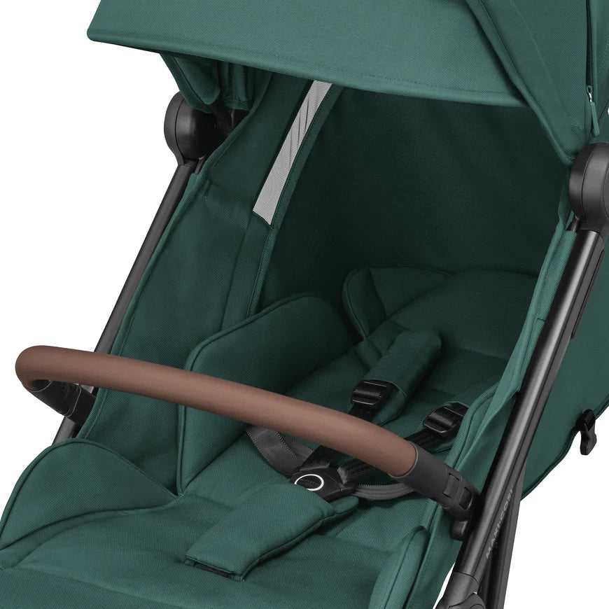B-Ware Maxi Cosi Passeggino Buggy Soho Essential Green Pieghevole Passeggino da Viaggio Bambini