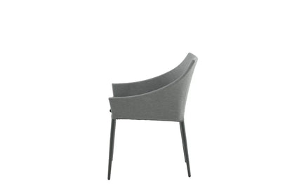 Set di 2 - Sedia da giardino Sophia in alluminio/poliestere