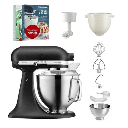 KitchenAid 4,8 L 5KSM185 Artisan Robot da cucina Breadlover Messerschmidt accessorio macina cereali, ciotola per il pane
