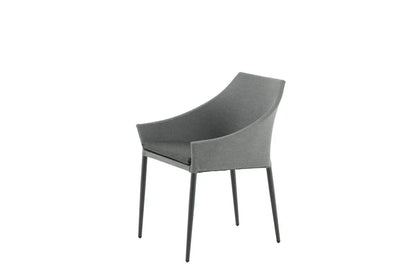 Set di 2 - Sedia da giardino Sophia in alluminio/poliestere