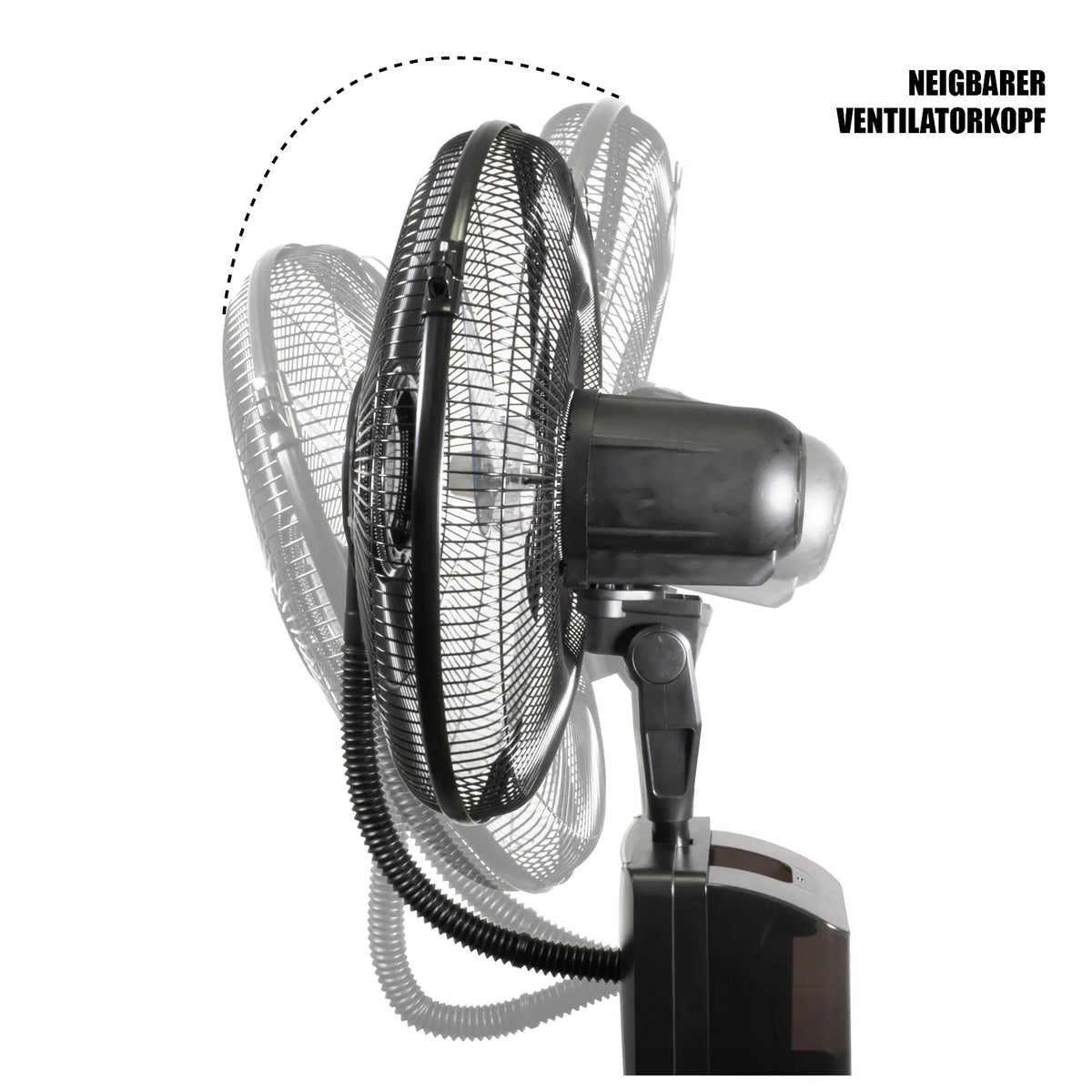 MAUK Ventilatore a piantana 16" con nebulizzatore di raffreddamento 80W