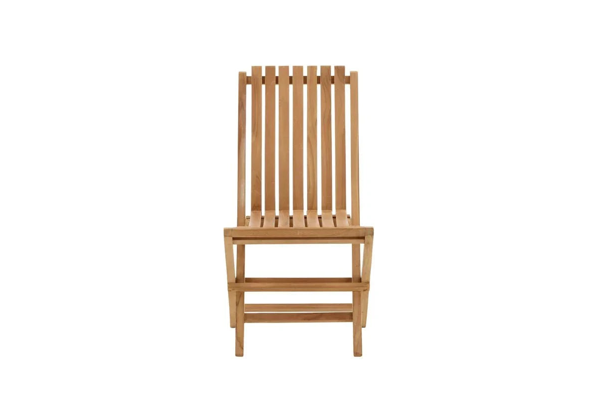 Sedia da giardino Coral - sedia pieghevole in teak