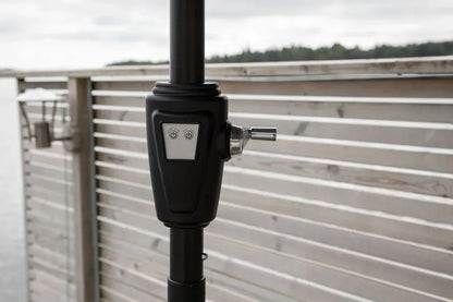Ombrellone Lightning – Ø270 cm in nero o grigio a scelta