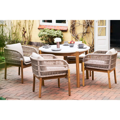 Set da 2 - Sedia da giardino Sorrento in legno di acacia