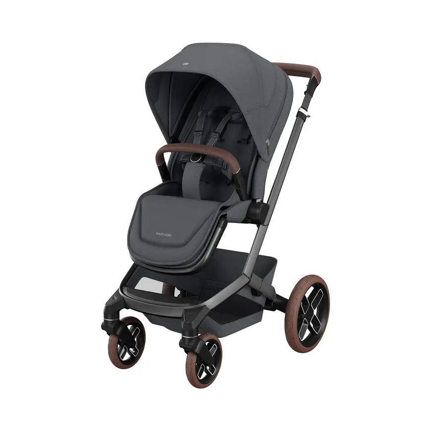B-Ware Maxi Cosi Premi Fame Telaio Twillic Graphite Passeggino Combinato Carrozzina