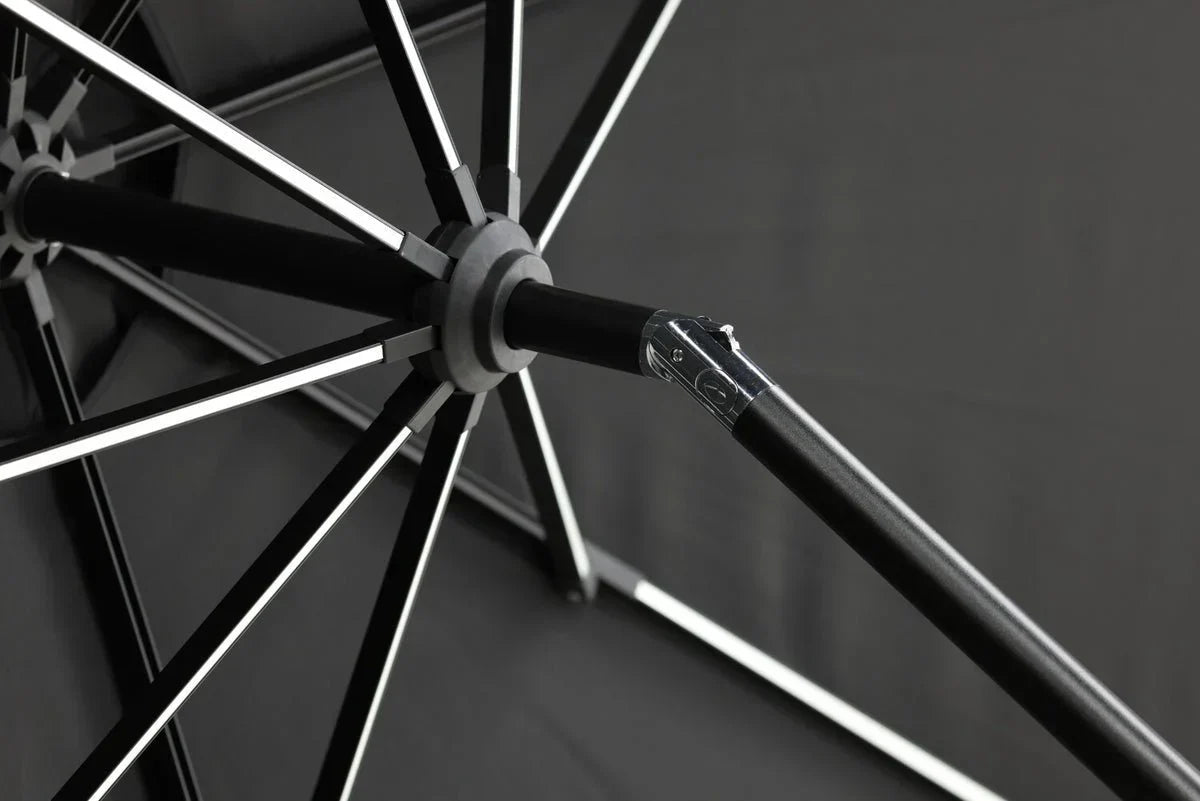 Ombrellone Lightning – Ø270 cm in nero o grigio a scelta