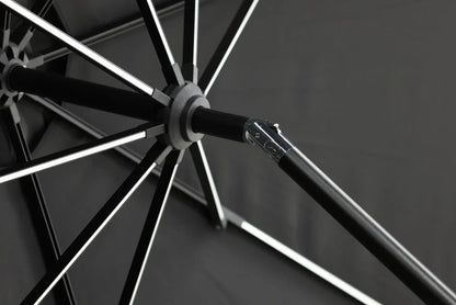 Ombrellone Lightning – Ø270 cm in nero o grigio a scelta