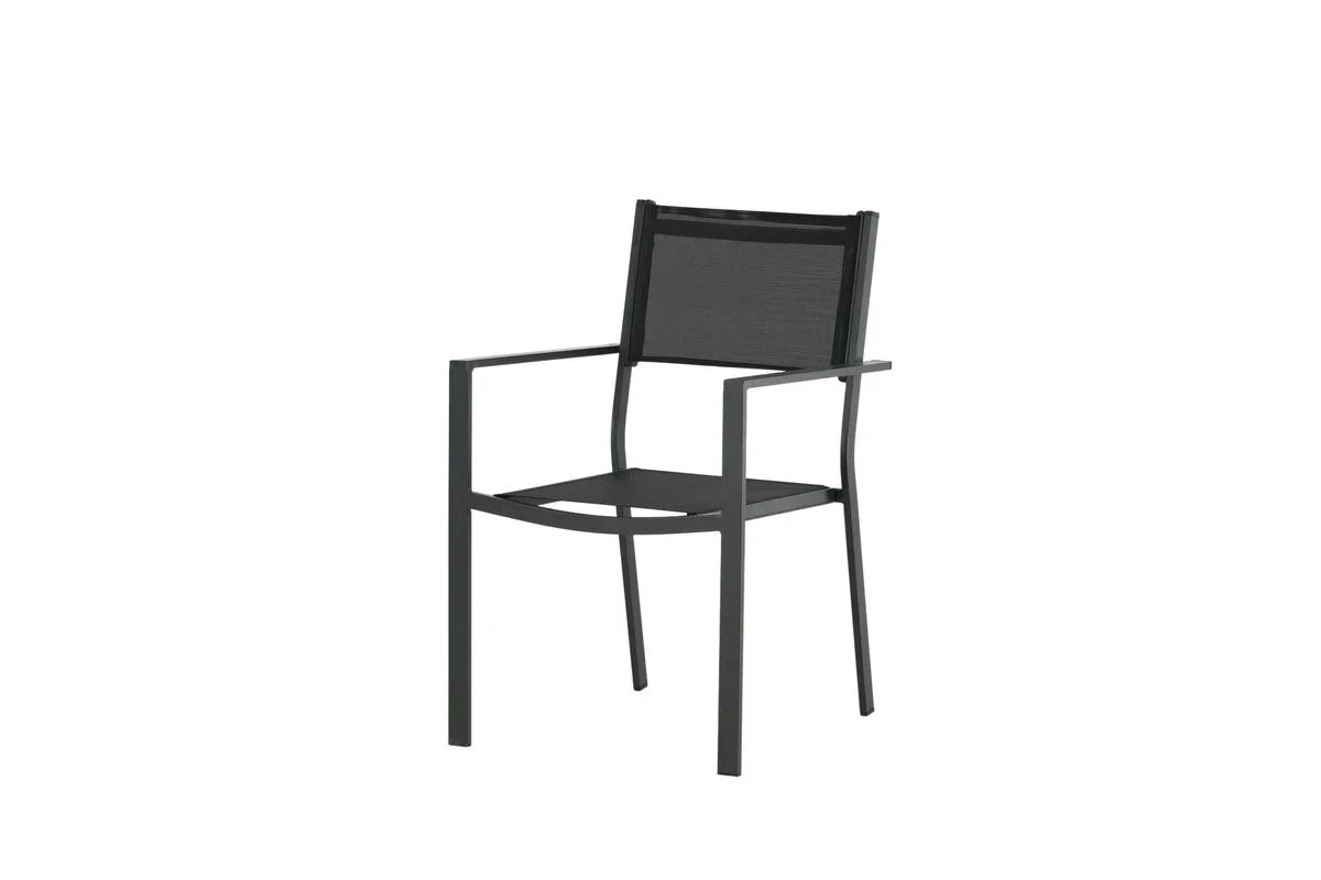 Set da 2 - Sedia da giardino Karibik in alluminio/textilene