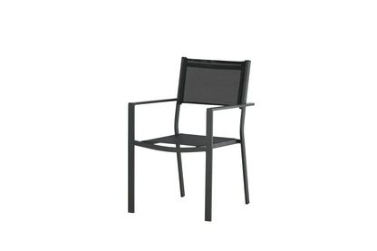Set da 2 - Sedia da giardino Karibik in alluminio/textilene