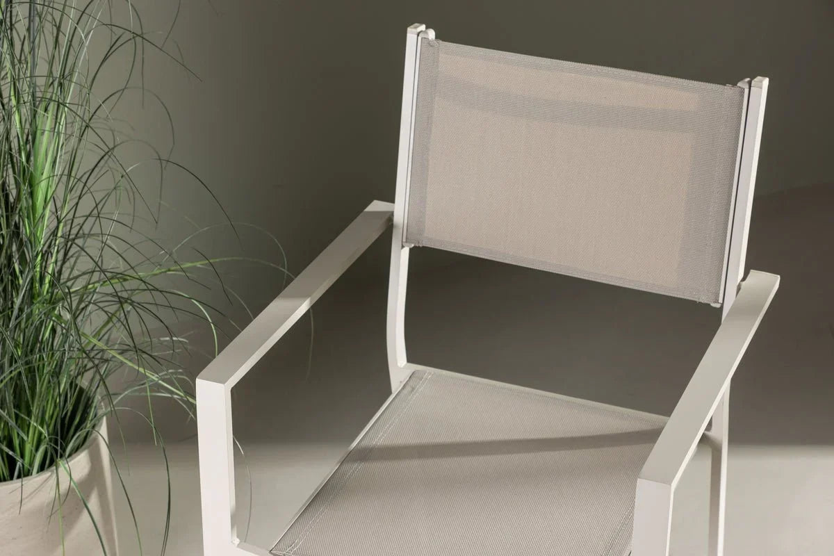 Set da 2 - Sedia da giardino Karibik in alluminio/textilene