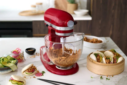 KitchenAid 4,8 L 5KSM175 Robot da cucina Artisan Set completo con tagliaverdure+tritacarne+accessorio per biscotti spritz