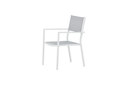 Set da 2 - Sedia da giardino Karibik in alluminio/textilene