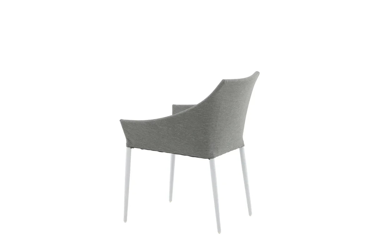 Set di 2 - Sedia da giardino Sophia in alluminio/poliestere