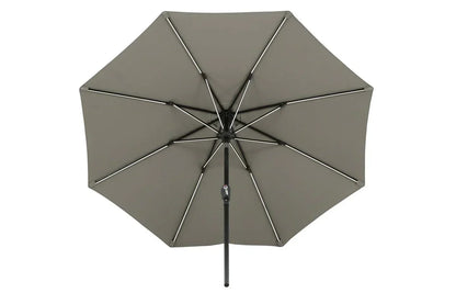 Ombrellone Lightning – Ø270 cm in nero o grigio a scelta