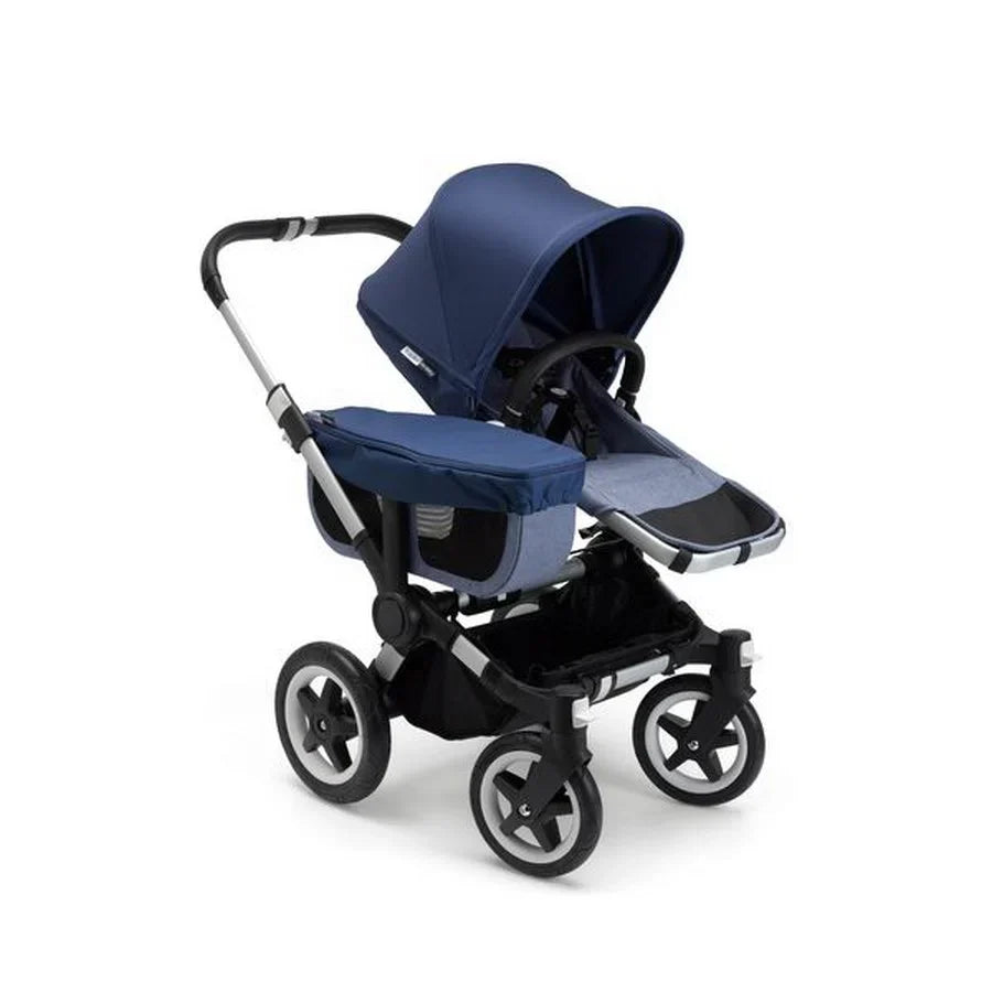 Passeggino combinato completo Bugaboo Donkey2 Mono "B-Ware" Blu melange