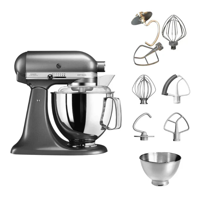 KitchenAid 4,8 L 5KSM175 Artisan Robot da cucina con fruste a filo e a gancio