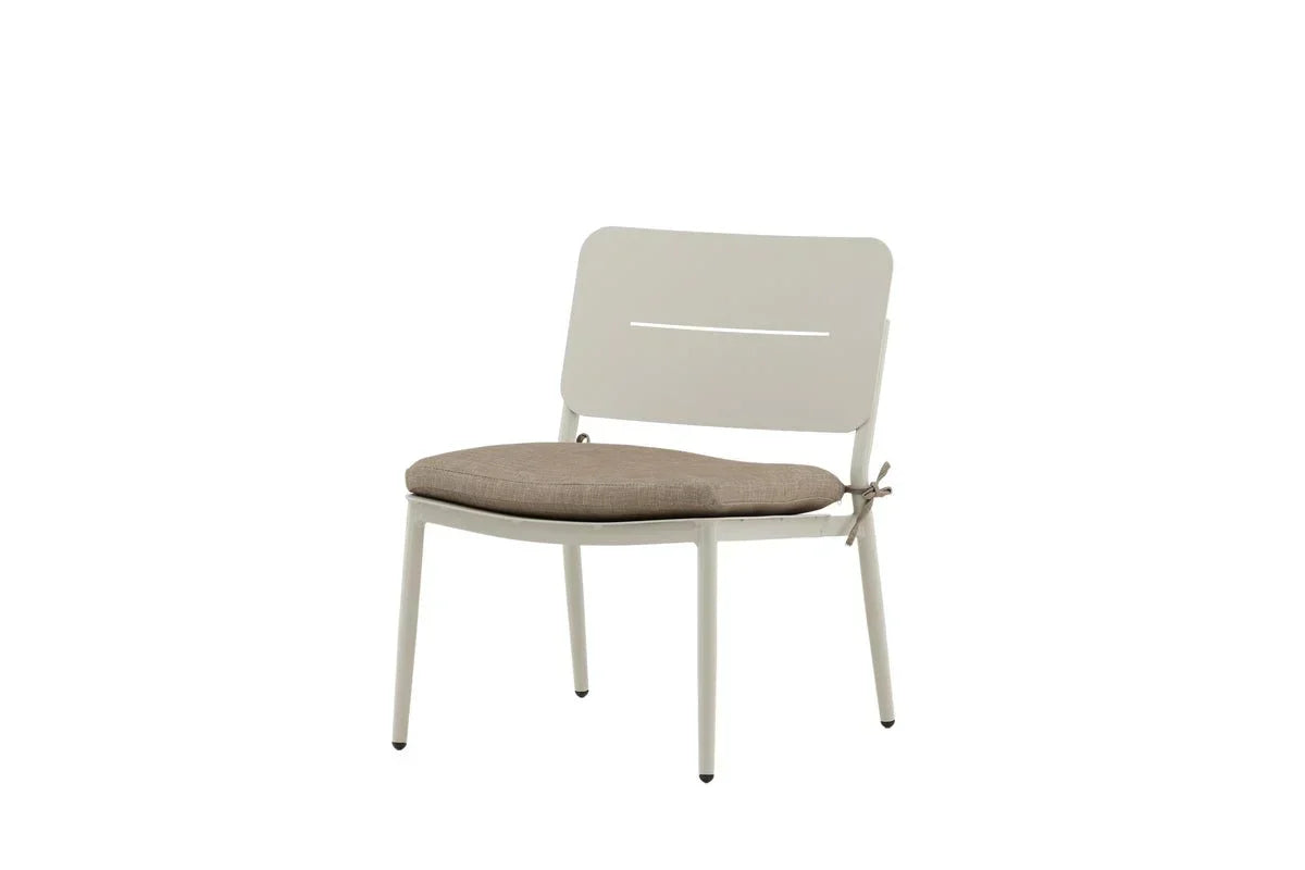 Set da 2 - Sedia da giardino Mara in metallo/poliestere