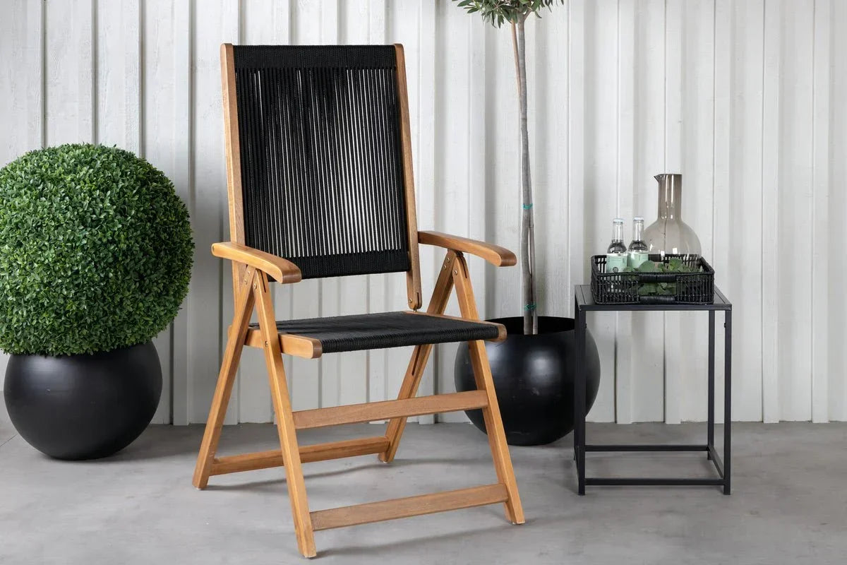 Set da 2 - Sedia da giardino George in acacia/poliestere