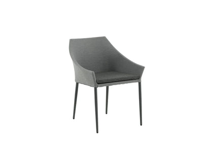 Set di 2 - Sedia da giardino Sophia in alluminio/poliestere