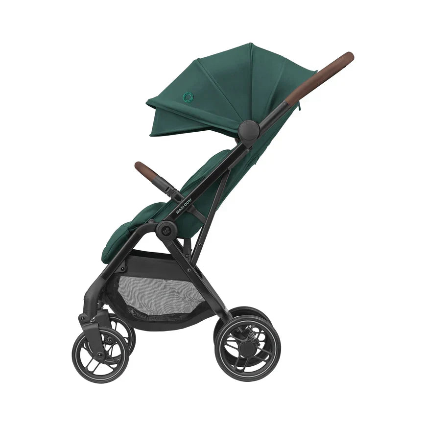 B-Ware Maxi Cosi Passeggino Buggy Soho Essential Green Pieghevole Passeggino da Viaggio Bambini