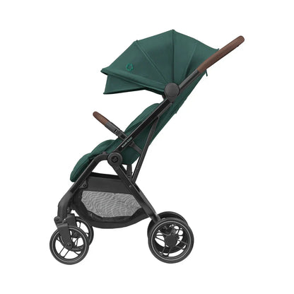B-Ware Maxi Cosi Passeggino Buggy Soho Essential Green Pieghevole Passeggino da Viaggio Bambini