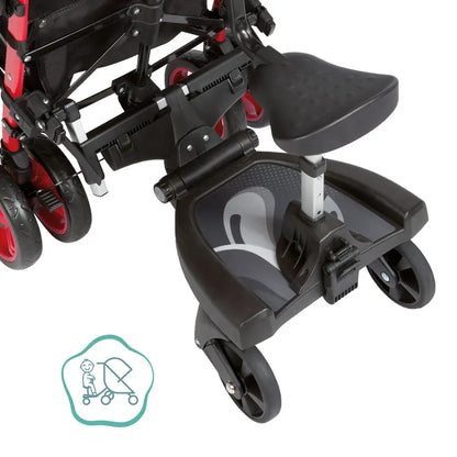 B-Ware Little One Sedile aggiuntivo per passeggino Pedana con sedile, colore nero