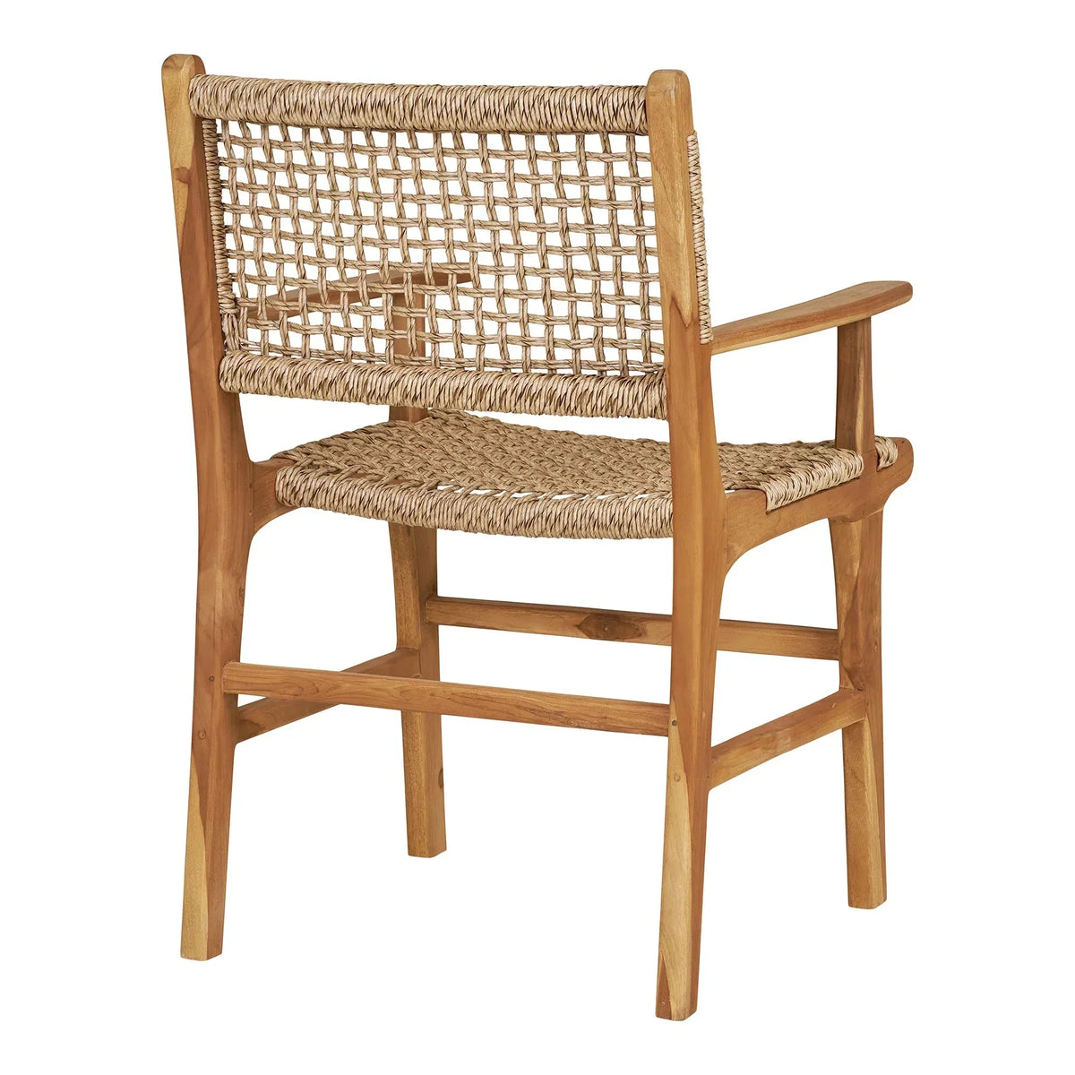 Sedia da giardino Capri con braccioli in teak