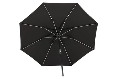 Ombrellone Lightning – Ø270 cm in nero o grigio a scelta