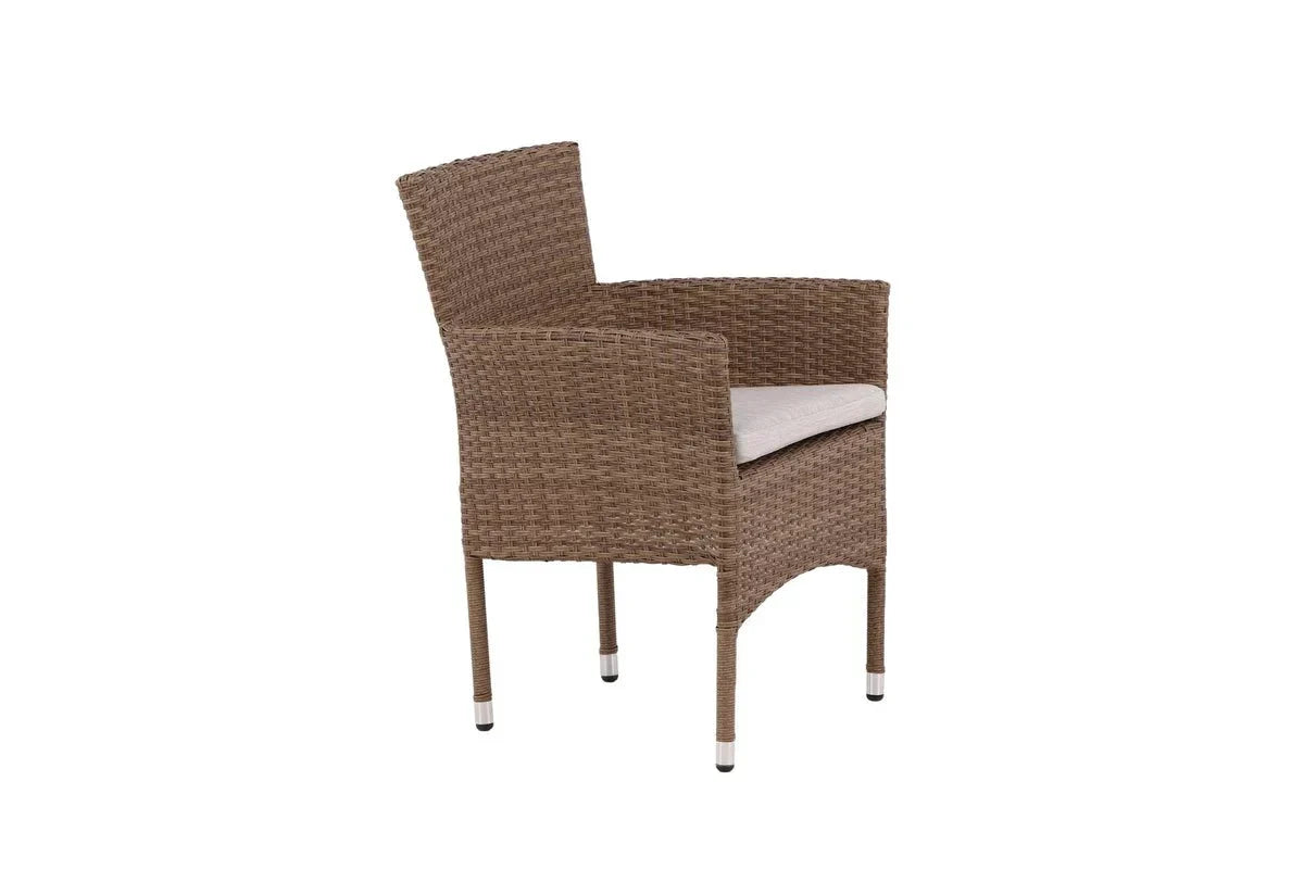 Set di 2 sedie da giardino Marina effetto rattan
