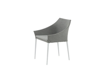 Set di 2 - Sedia da giardino Sophia in alluminio/poliestere