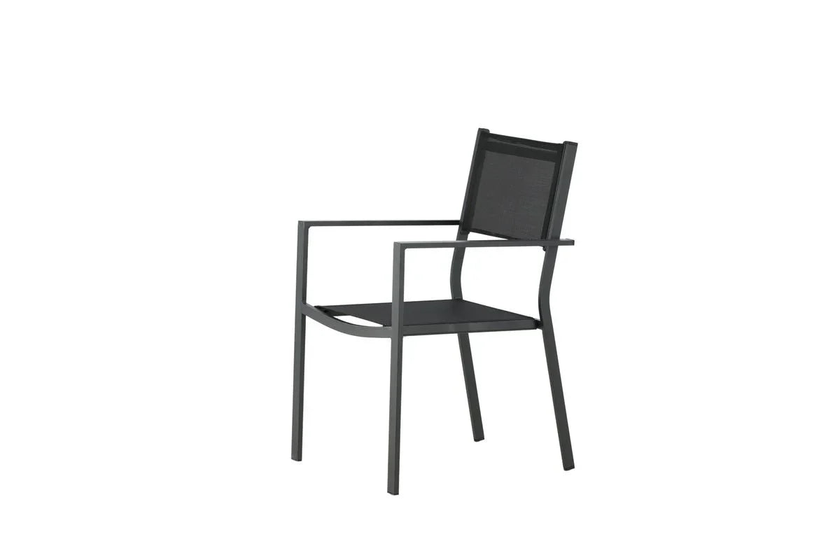 Set da 2 - Sedia da giardino Karibik in alluminio/textilene