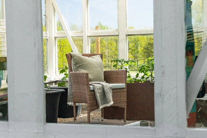 Set di 2 sedie da giardino Marina effetto rattan
