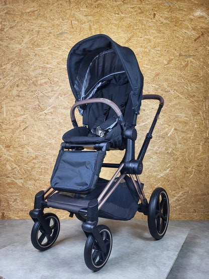 Cybex - Priam Kombikinderwagen (seggiolino sportivo) - Nero in buone condizioni