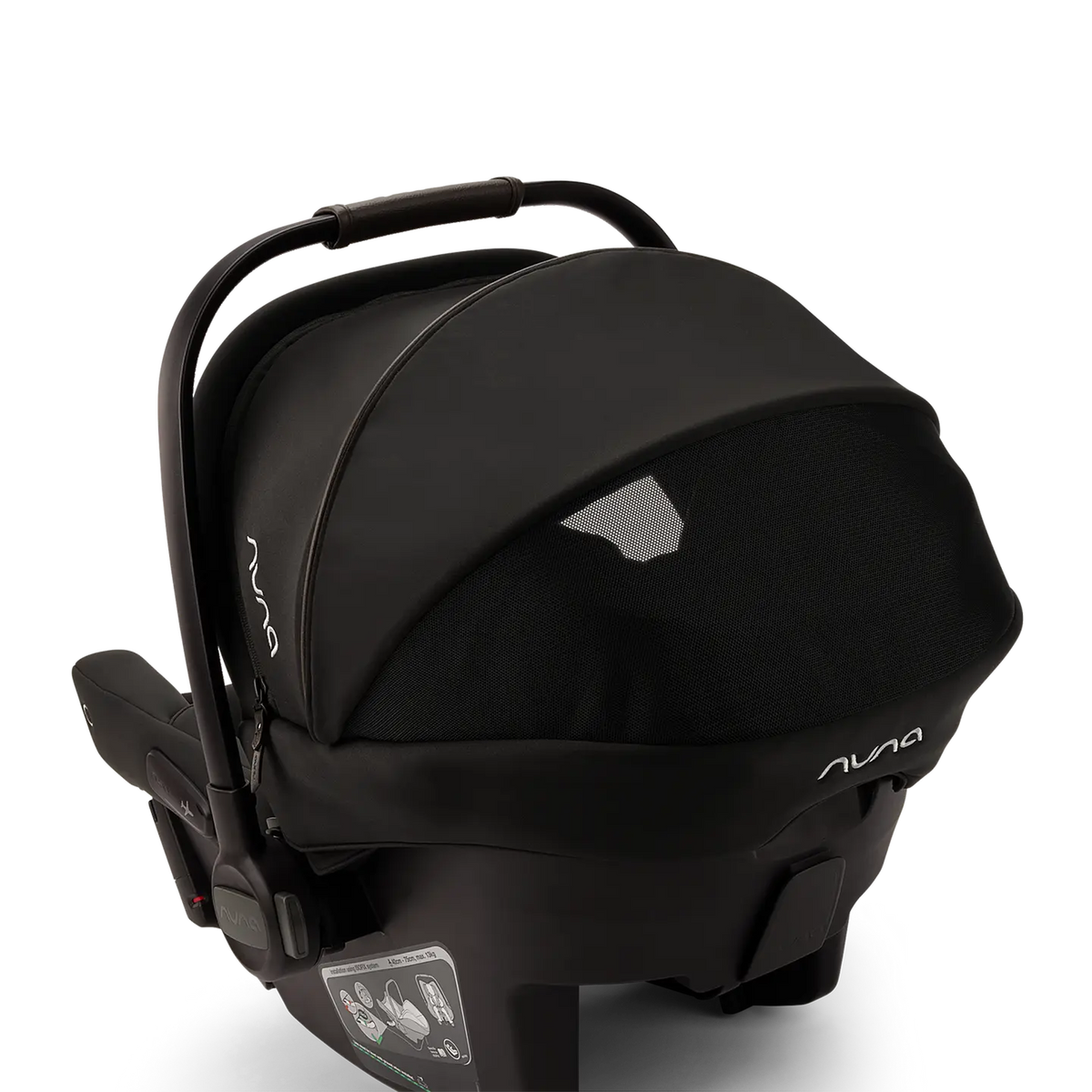 B-Ware Nuna Pipa Urbn Seggiolino Auto per Neonati Caviar con Sistema Isofix Integrato