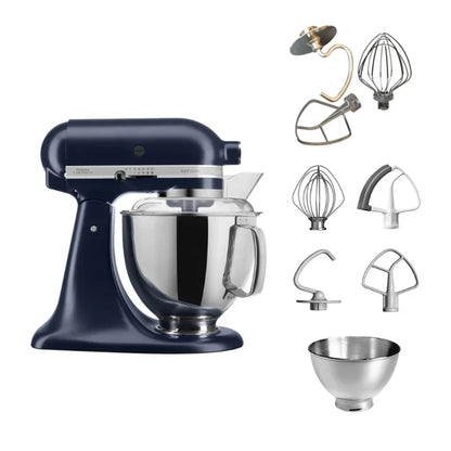 KitchenAid 4,8 L 5KSM175 Artisan Robot da cucina con fruste a filo e a gancio