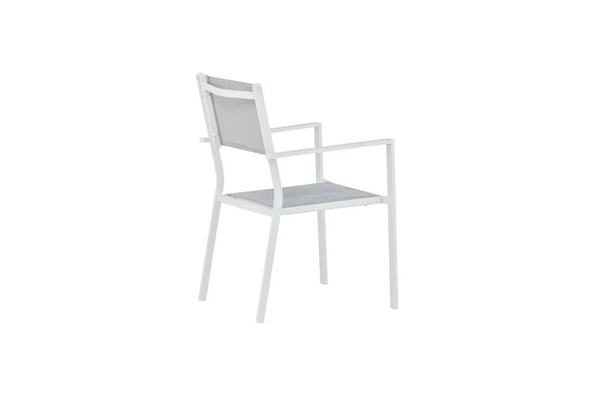 Set da 2 - Sedia da giardino Karibik in alluminio/textilene