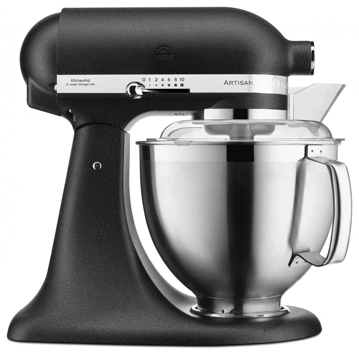 KitchenAid 4,8 L 5KSM185 Artisan Robot da Cucina Cookielover con Tritacarne+Trafila per Biscotti+Frusta a bordo flessibile