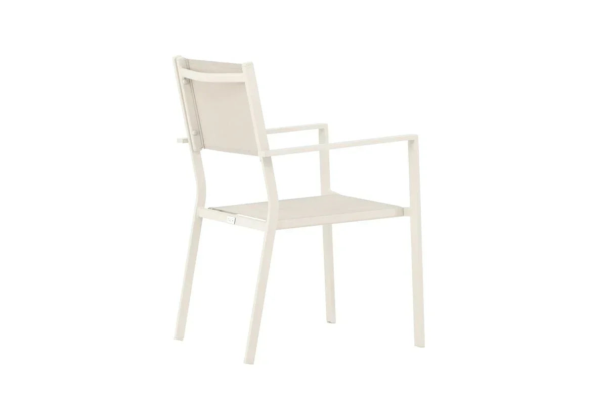 Set da 2 - Sedia da giardino Karibik in alluminio/textilene