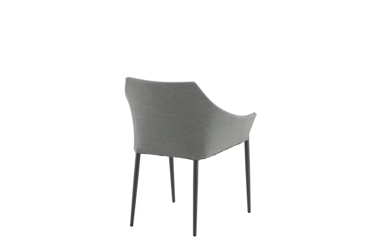 Set di 2 - Sedia da giardino Sophia in alluminio/poliestere