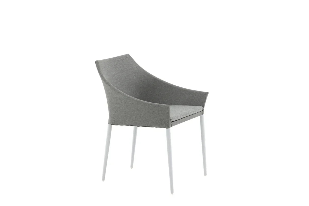 Set di 2 - Sedia da giardino Sophia in alluminio/poliestere