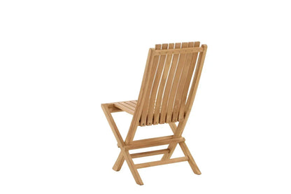 Sedia da giardino Coral - sedia pieghevole in teak