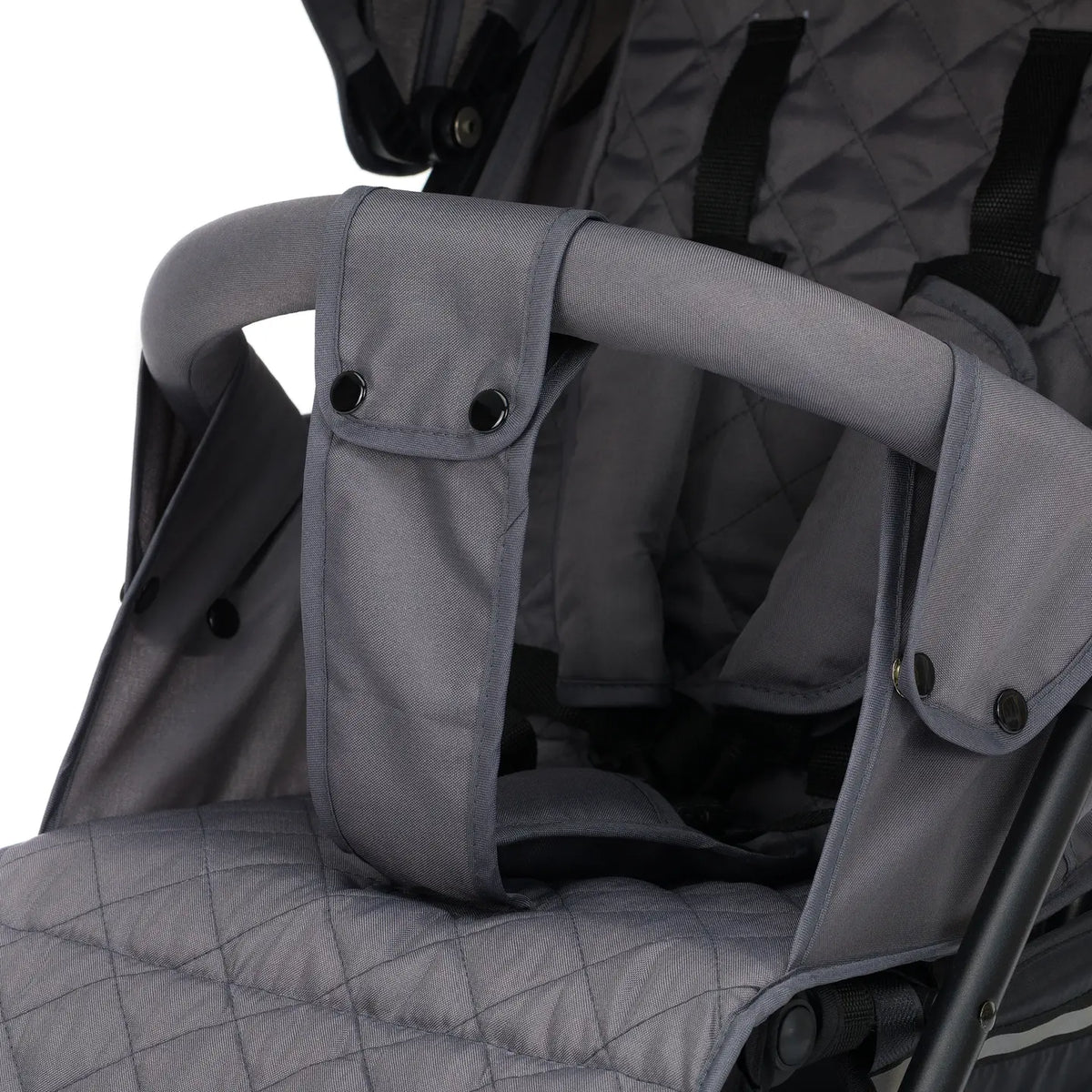 B-Ware Passeggino Little One Buggy Passeggino sportivo Tommi Grigio Funzione reclinabile Vano portaoggetti Imbracatura