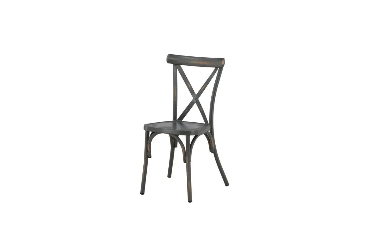 Set da 2 - Sedia da giardino Ellen in alluminio