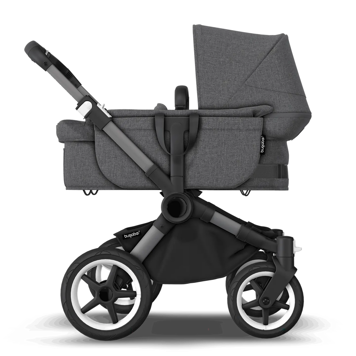 Passeggino per bambini Bugaboo Donkey 5 grigio melange mono "B-Ware" estensibile