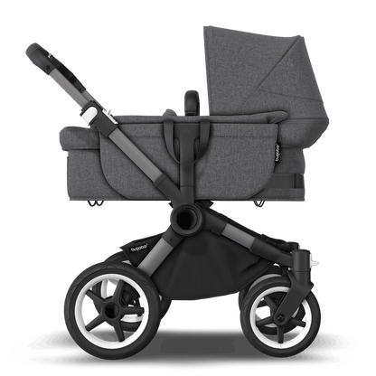 Passeggino per bambini Bugaboo Donkey 5 grigio melange mono "B-Ware" estensibile