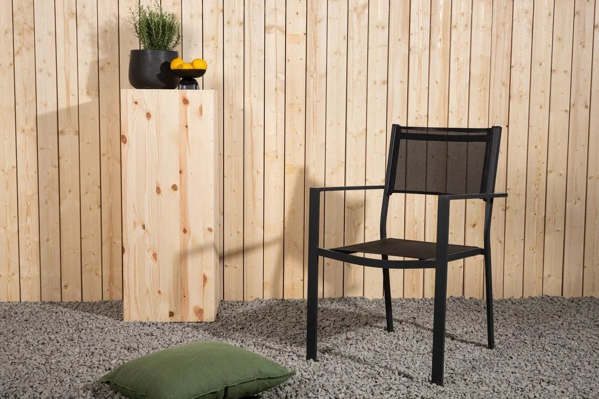 Set da 2 - Sedia da giardino Karibik in alluminio/textilene
