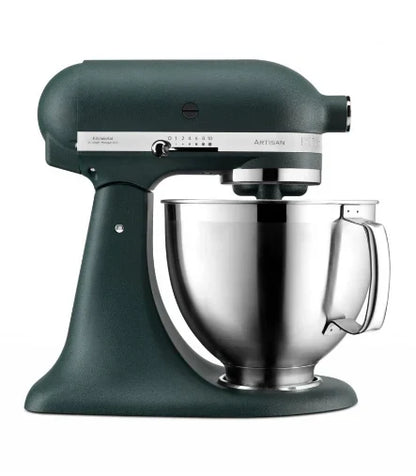 KitchenAid Robot da cucina Artisan 4,8 L 5KSM185 con tritacarne Meatlover in metallo 5KSMMGA misura 8 e accessorio per biscotti spritz