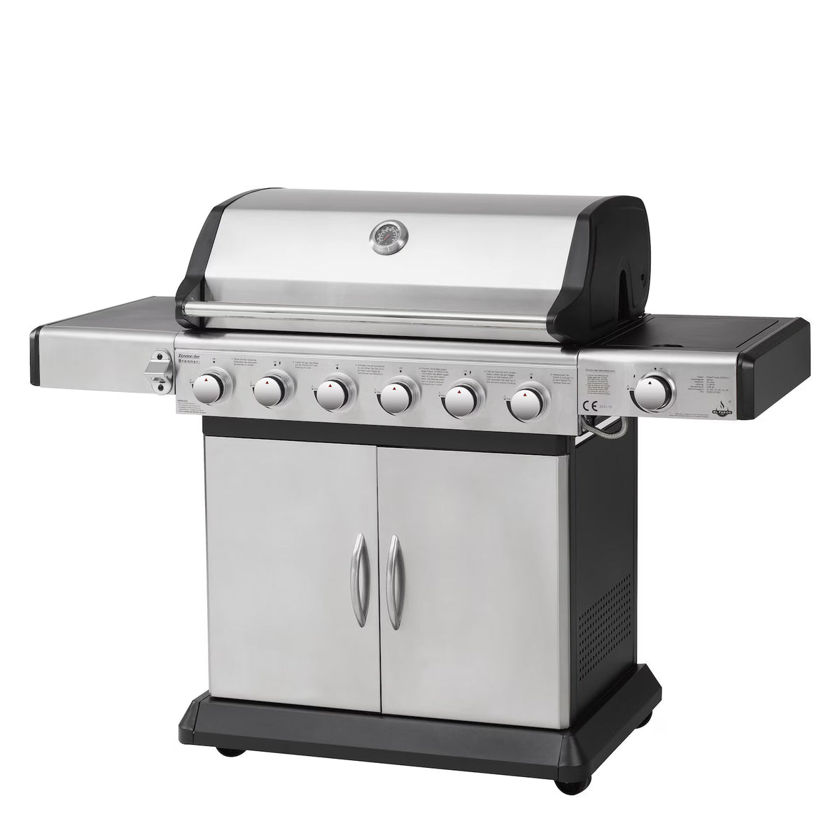 El Fuego Deluxe Barbecue a gas in acciaio inox